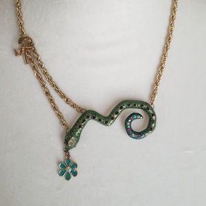 Betsey Johnson Snake Necklace